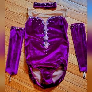 Girls Dance Costume  SZ AS Deep Pink